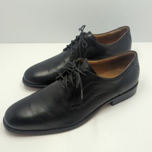 J Murphy Johnston And Murphy Black Oxford 59-2015 Size 11M